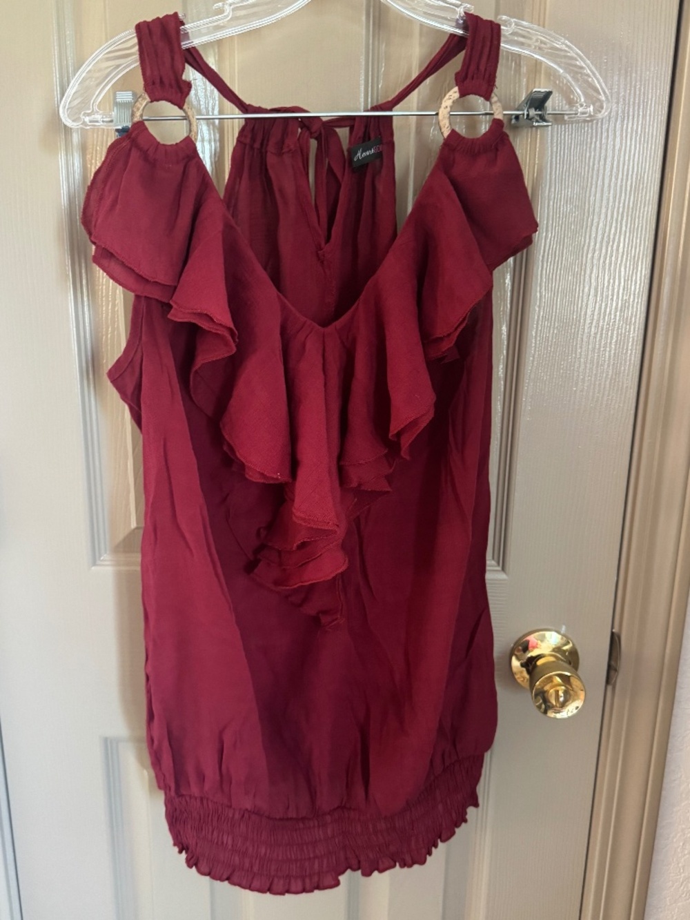 Heart Soul blood red tank top Sz XL 1X